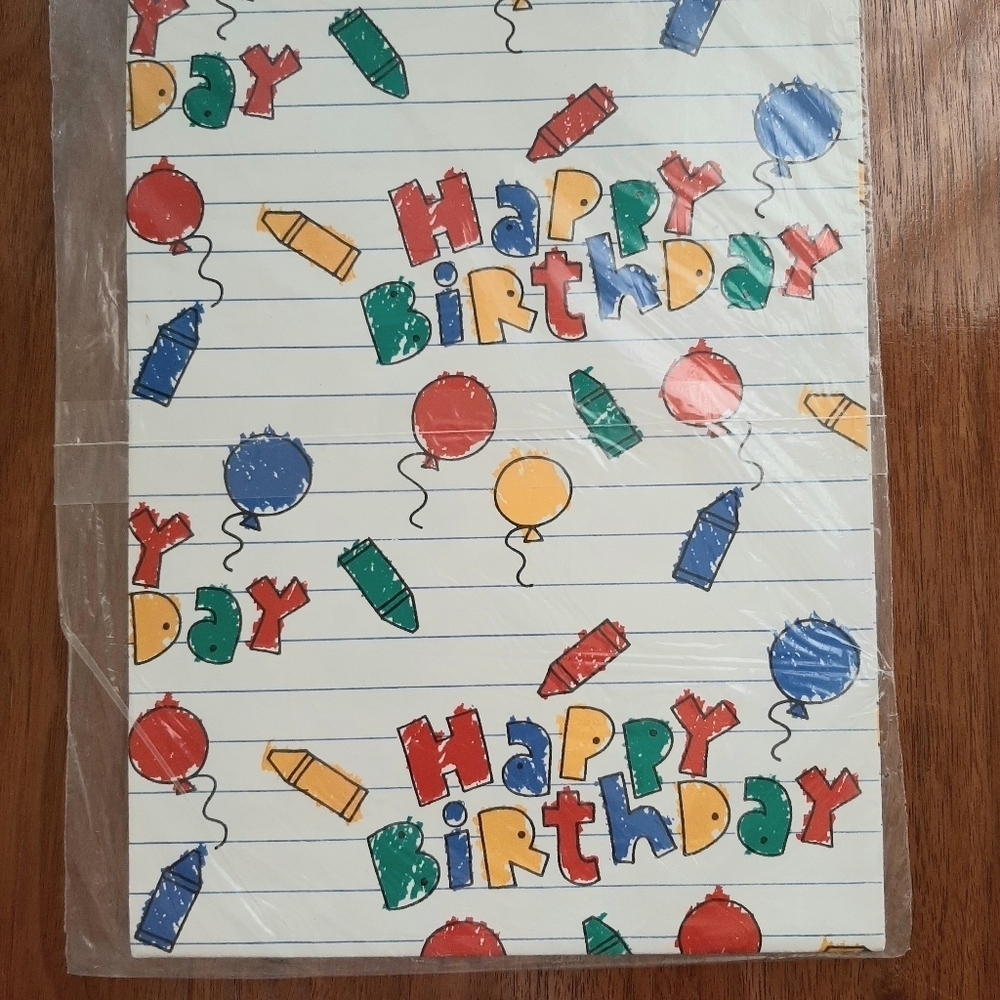 SET OF 7 NIP VTG GIFTWRAP - Picture 13 of 16